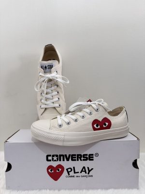 CDG X Converse Chuck Taylor White