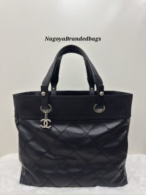 Chanel Paris Biarritz Medium Quilted Tote